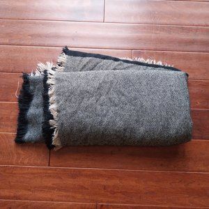 H&M flannel blanket scarf